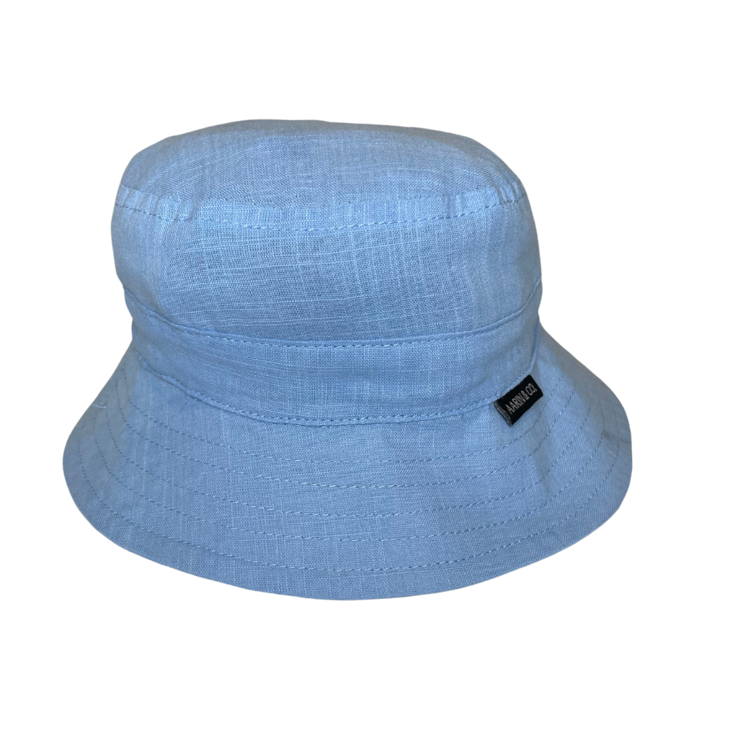 Satin Lined Bucket Hat-Sky Blue