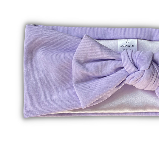 Lavender Bow Headband