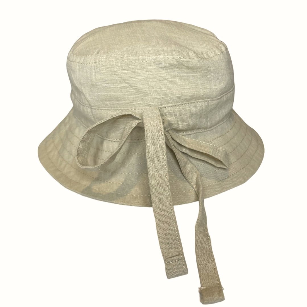 Aarin & Co. Satin Lined Bucket Hat-Tan M/L